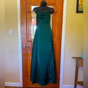 NWT Fame and Partners Strappy Draped Gown